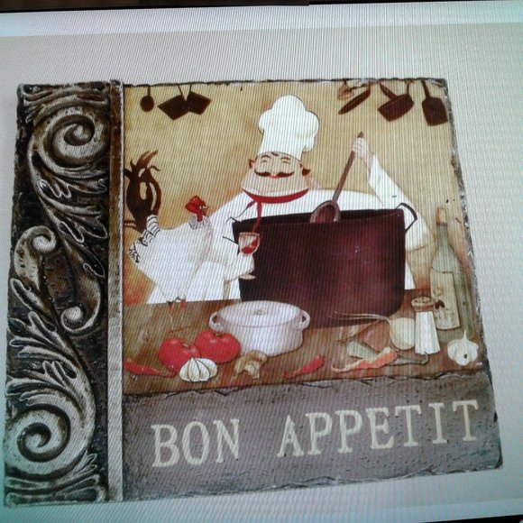 Love to cook & Bon Appetit Plaques - Picture 1 of 2